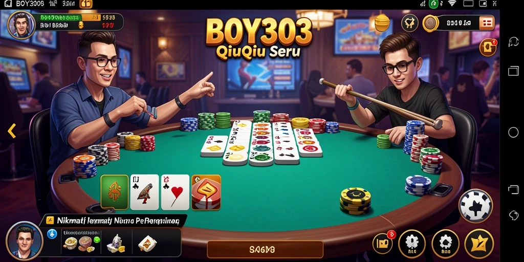 Tampilan gameplay BOY303 yang mendebarkan dan penuh warna.
