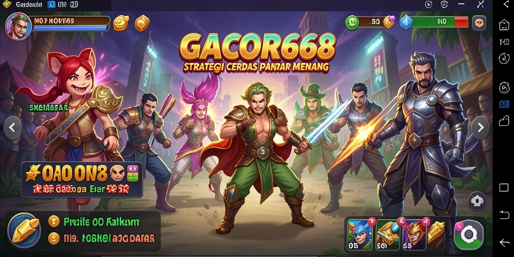 Tampilan menarik dari gameplay GACOR668 yang penuh strategi.