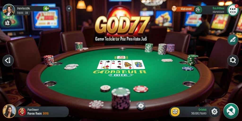 Tampilan menarik saat bermain Poker di GOD77 dengan fitur interaktif.