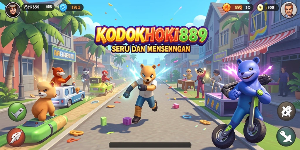 Tampilan gameplay menarik dari KODOKHOKI889 yang penuh aksi.