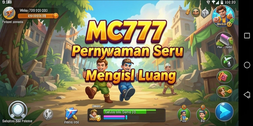 Tampilan gameplay <strong>MC777</strong> yang menarik dan penuh warna.