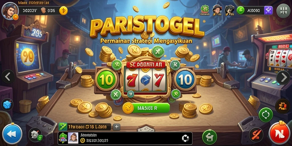 Tampilan gameplay menarik dalam PARISTOGEL yang penuh strategi.