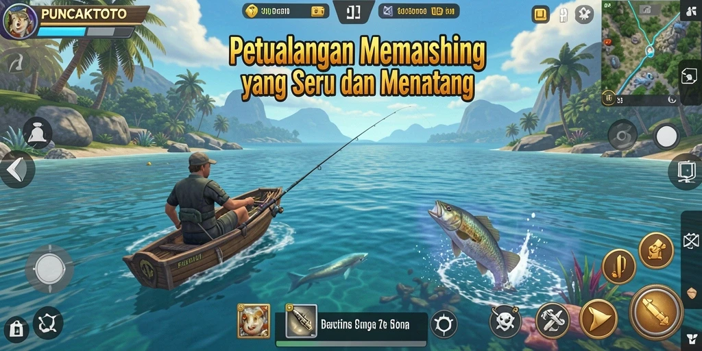 Tangkapan ikan besar dalam aksi di PUNCAKTOTO.