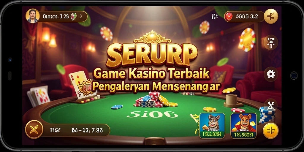 Tampilan hebat dari gameplay SERURP yang penuh aksi kasino.