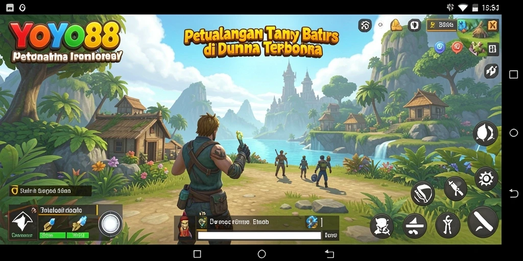 Tampilan gameplay seru dari <strong>YOYO88</strong> yang menampilkan dunia terbuka.